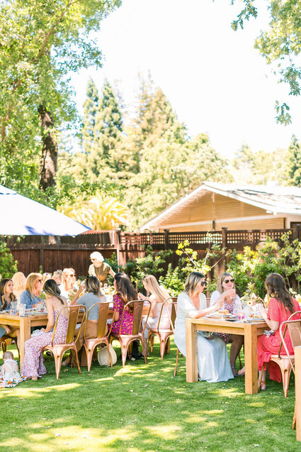 Blue + yellow celestial themed baby shower