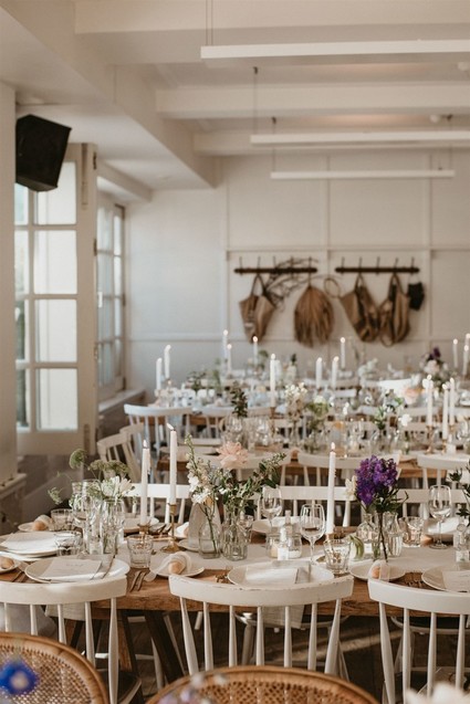 Vintage coastal wedding decor