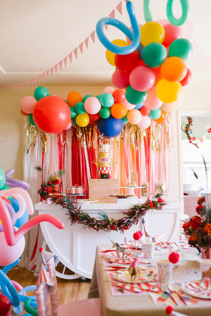 Circus themed birthday party ideas Inspiration