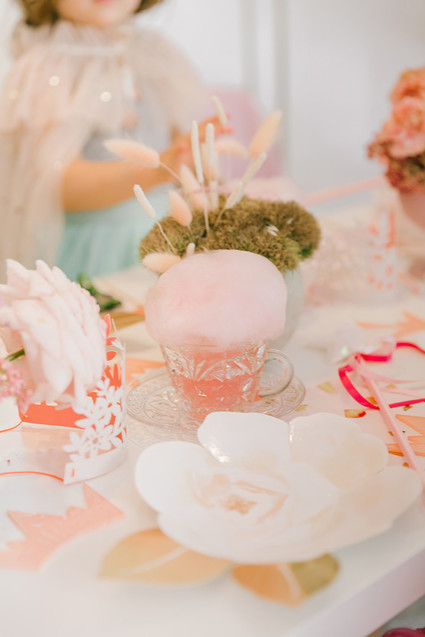 Pink + gold princess tea party 3rd birthday