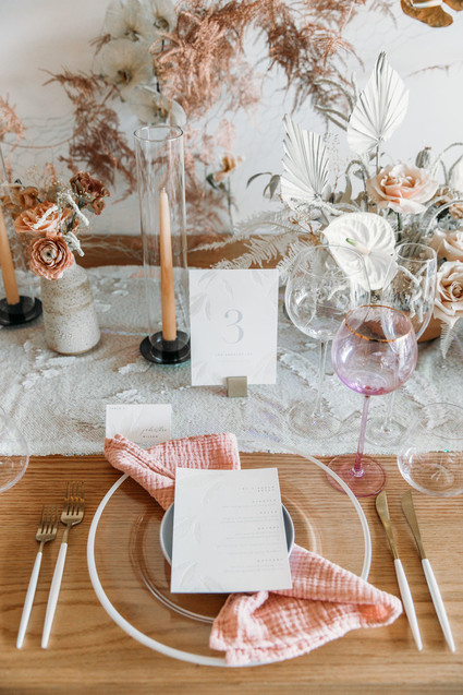 Modern tablescape