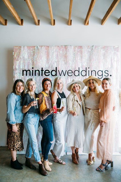 Minted wedding signage