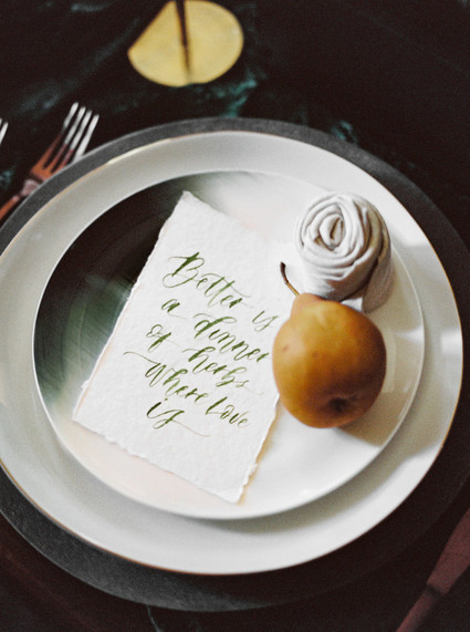Elegant place setting Inspiration