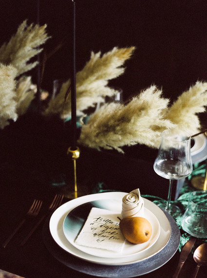 Fall place setting