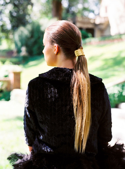Low ponytail