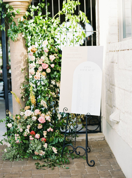 Seating chart idea Inspiration