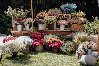 Flower market baby shower for Paige of Midland Shop