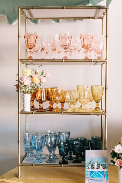 Colorful glassware
