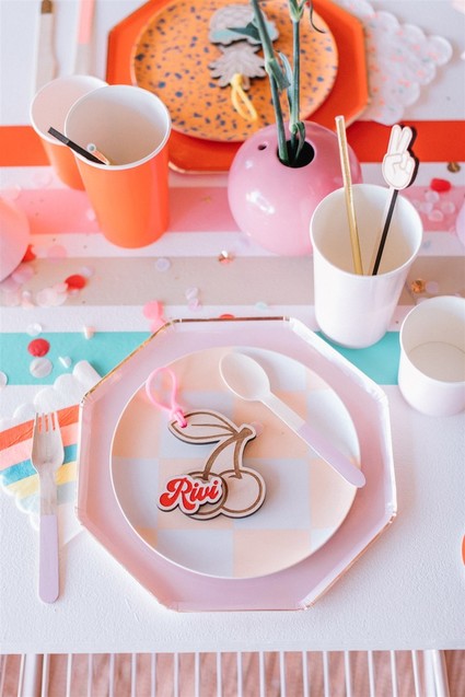 Colorful modern kids party Inspiration