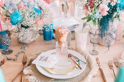 Colorful modern kids party Inspiration