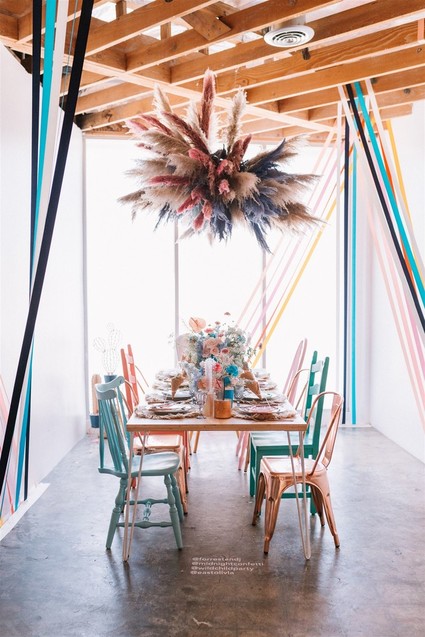 Colorful modern kids party Inspiration