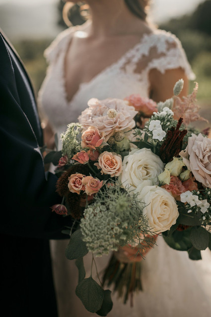 Summer bridal bouquet