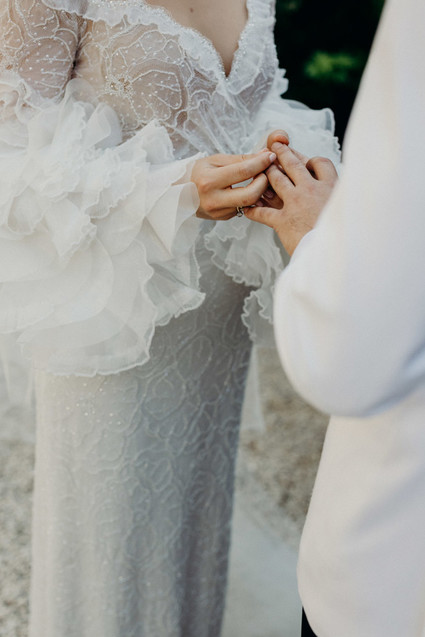 Gorgeous lace wedding dress