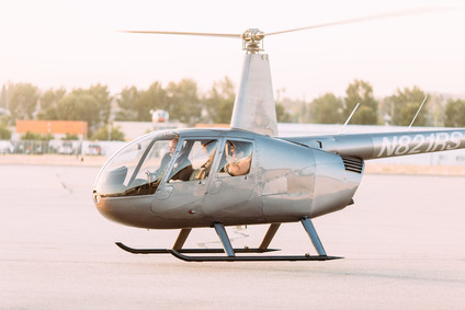 Airplane hangar wedding venue