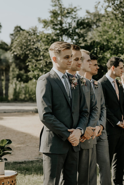 Gray grooms fashion