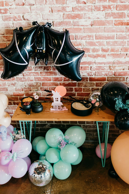 Pastel Halloween decor