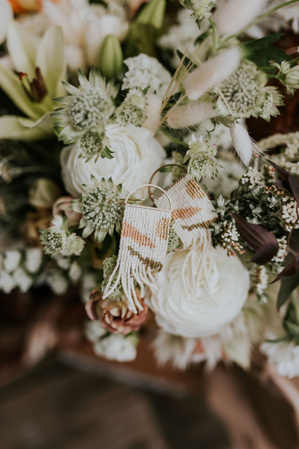 Handmade beaded earrings