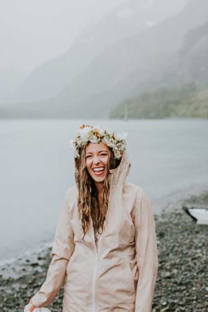 Rainy day Alaska wedding for The Bus & Us