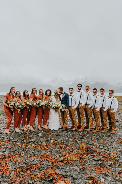 Bridesmaid linen jumpsuits