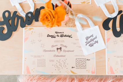 Strong women inspired girl’s birthday party