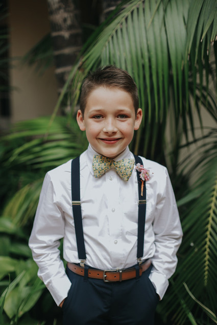 Ring bearer bow tie