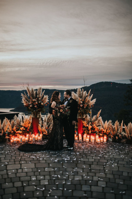 Moody boho NYE wedding