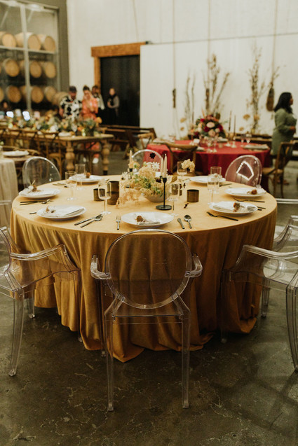 Winery themed wedding inspiration at The Big Fake Wedding San Francisco