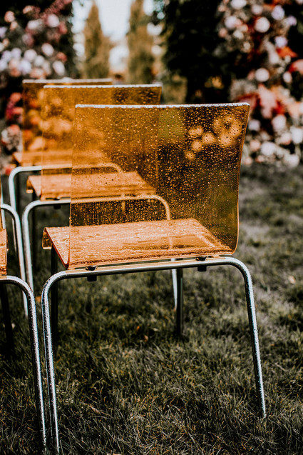 Unique wedding ceremony chairs