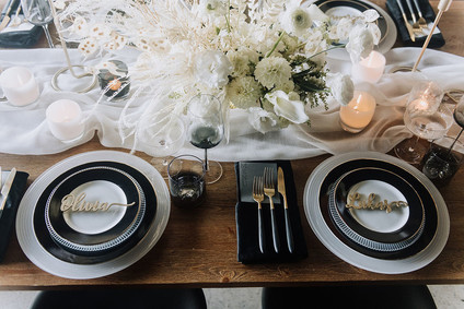 NYE place setting ideas Inspiration