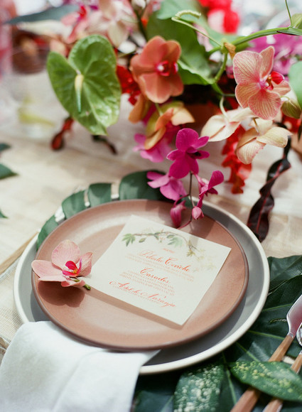 Costa Rican tropical flowers for wedding