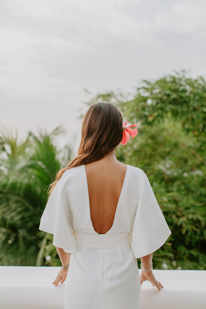 Tropical beach wedding in Costa Rica