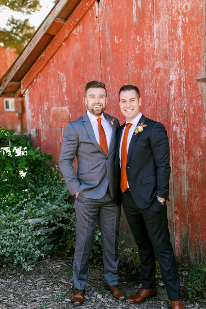 Fall grooms fashion