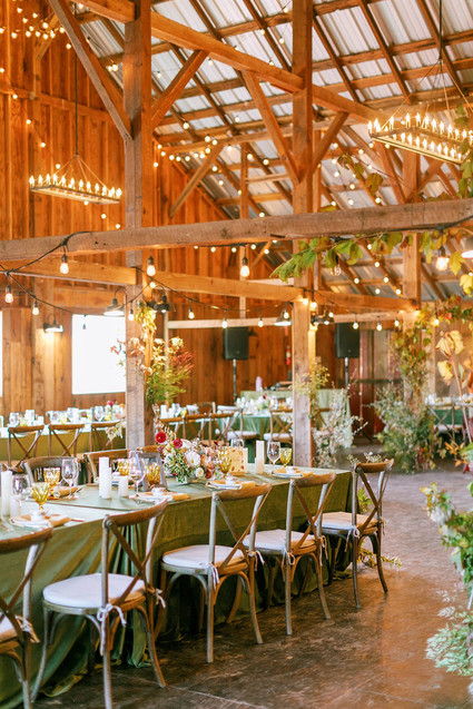 romantic fall tablescape