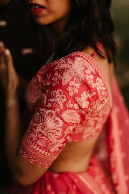 Modern bridal saree