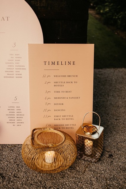 Modern seating chart