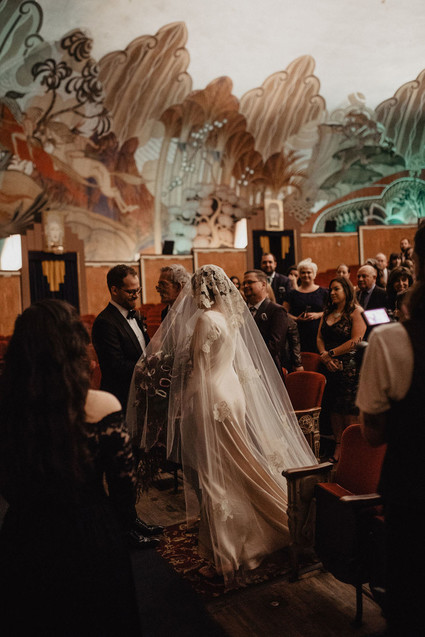 Catalina Island wedding in Avalon Theater
