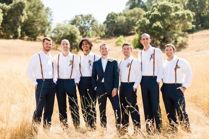 Rustic groomsmen fashion