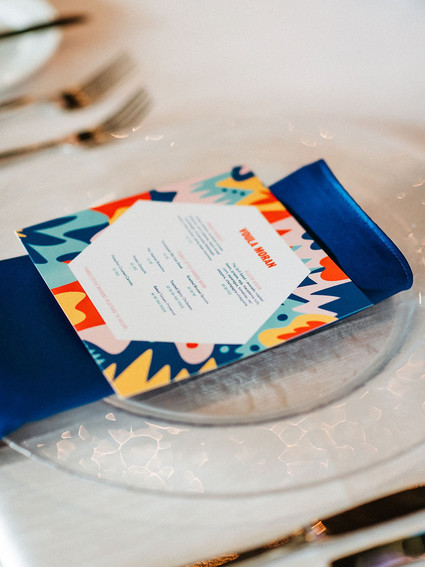 Bold, bright DIY wedding