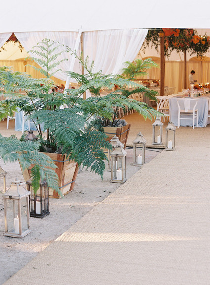 Elegent tented reception