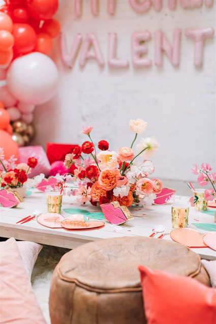 Cherry themed kids Valentine’s Day party ideas Inspiration