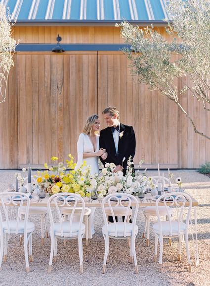 California summer wedding