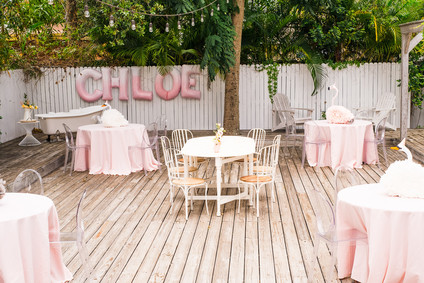 Pastel pink + lavender bird-themed girls birthday party