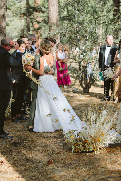 Steph + Austin Hendrix outdoor California wedding