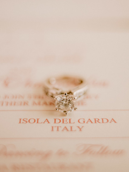 Romantic engagement ring