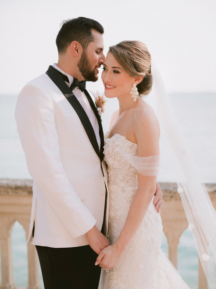 white tux from The Black Tux