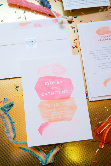 Museum of Ice Cream wedding Inspiration