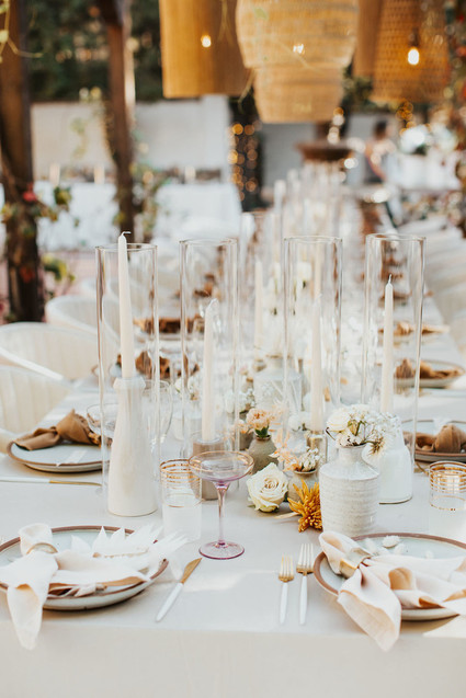 neutral tablescape ideas