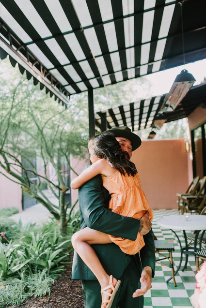 stylish vow reneal in Palm Springs Inspiration