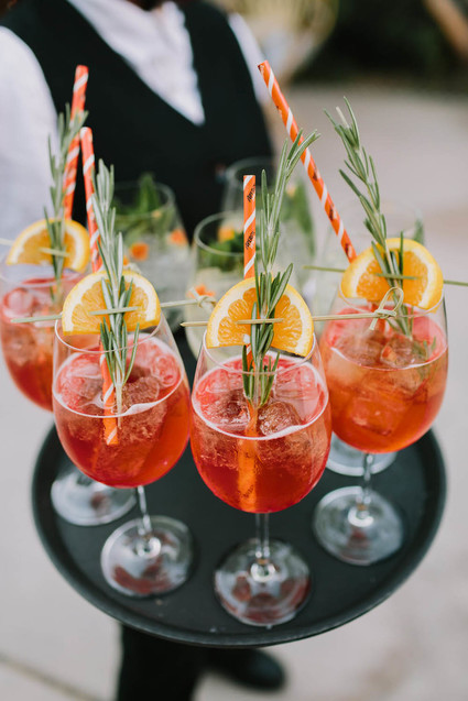 palm springs wedding cocktails