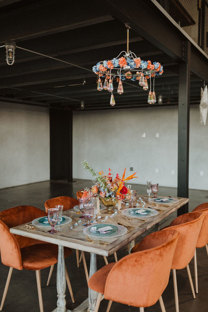 colorful coachella inspired wedding ideas